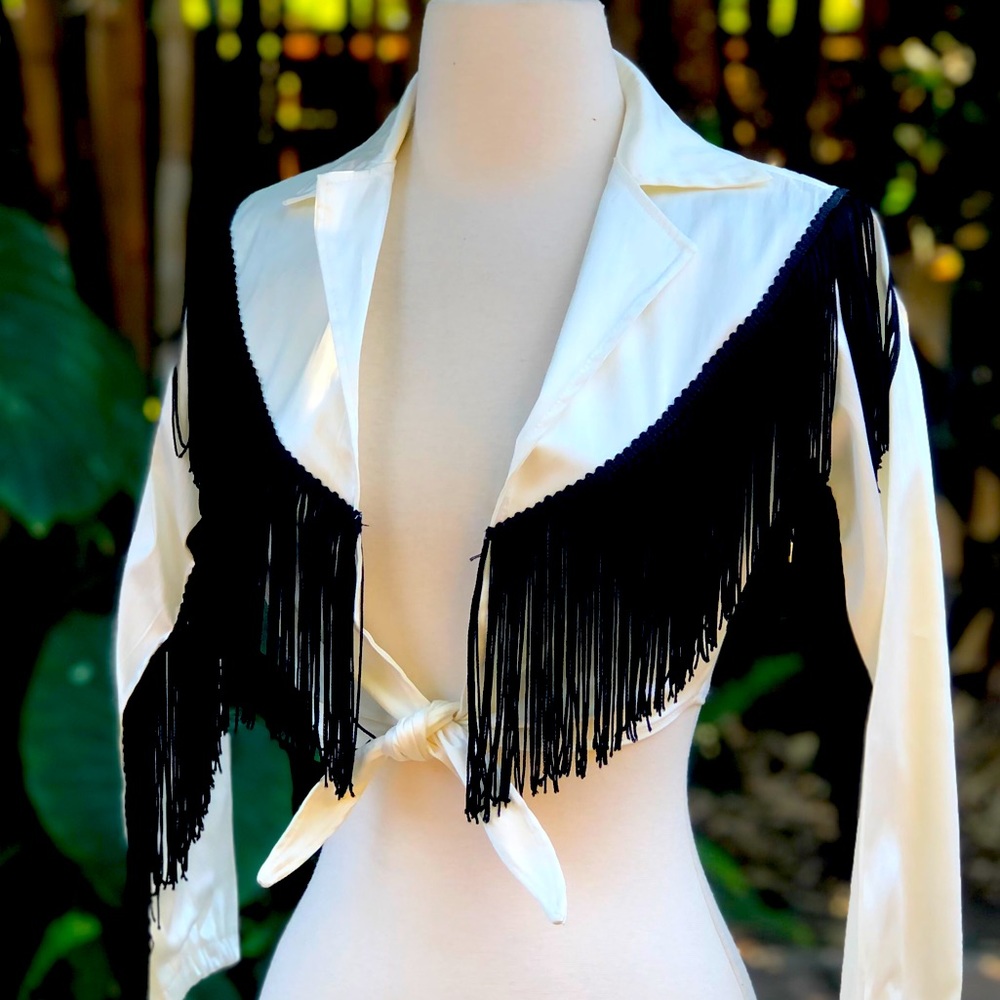 Vintage Satin Western Boléro